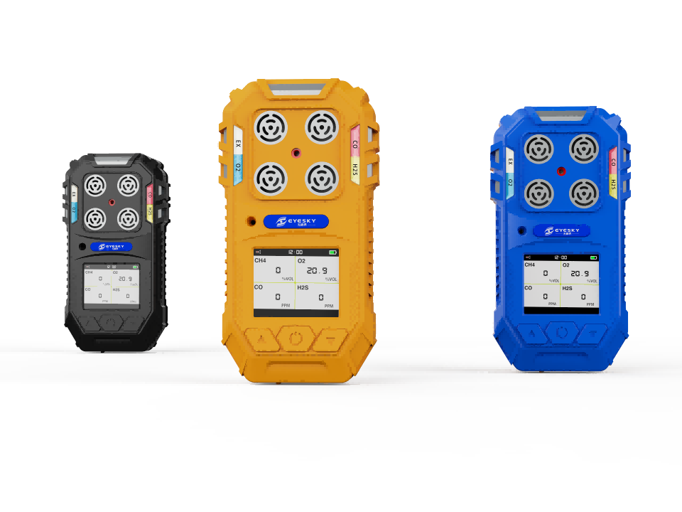 MS104K Bærbar 4-i-1 gasdetektor